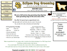 Tablet Screenshot of eclipsegrooming.com
